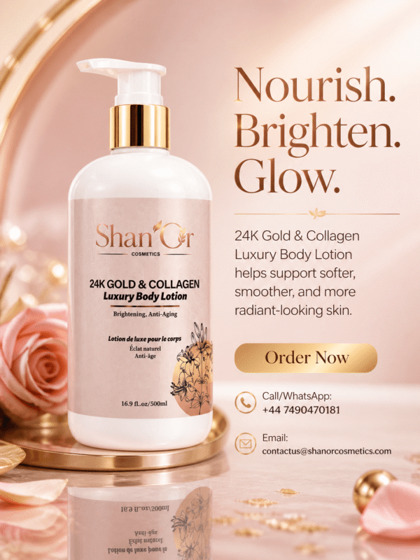 Shan’Or 24K Gold & Collagen Luxury Body Lotion 500ml