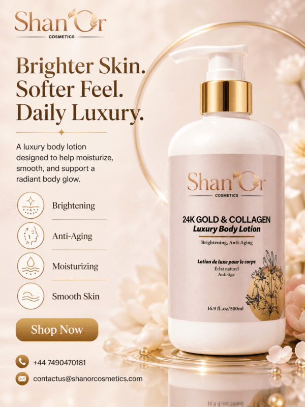 Shan’Or 24K Gold & Collagen Luxury Body Lotion 500ml