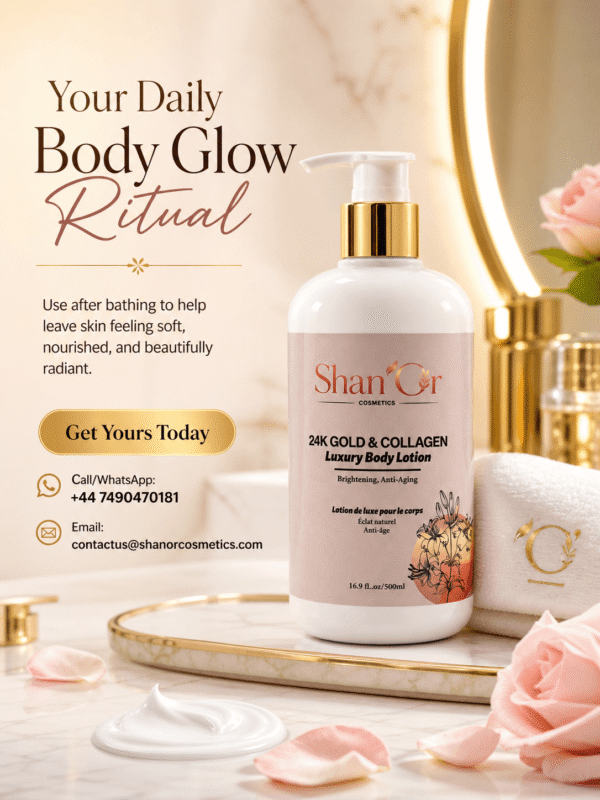 Shan’Or 24K Gold & Collagen Luxury Body Lotion 500ml
