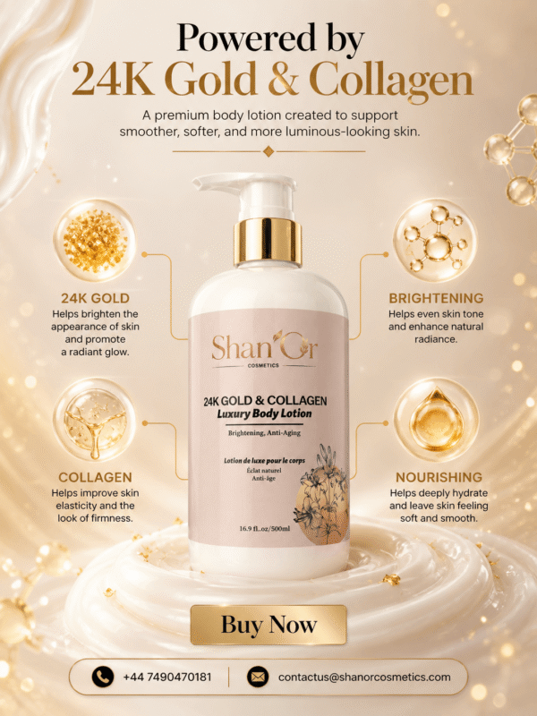 Shan’Or 24K Gold & Collagen Luxury Body Lotion 500ml