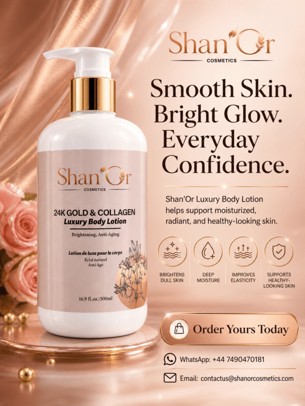 Shan’Or 24K Gold & Collagen Luxury Body Lotion 500ml
