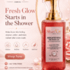 Shan’Or Brightening Shower Gel 500ml | Glutathione, Arbutin, Collagen, Papaya & Carrot