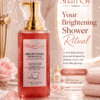 Shan’Or Brightening Shower Gel 500ml | Glutathione, Arbutin, Collagen, Papaya & Carrot