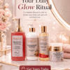 Shan’Or 24K Gold & Collagen Luxury Glow Kit | Shower Gel, Lotion, Oil & Cream