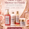 Shan’Or 24K Gold & Collagen Luxury Glow Kit | Shower Gel, Lotion, Oil & Cream