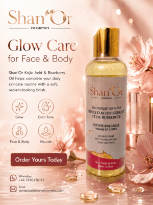 Shan’Or Kojic Acid & Bearberry Oil 200ml | Face & Body Beauty Oil