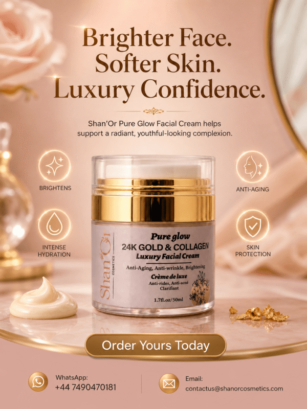 Shan’Or Pure Glow 24K Gold & Collagen Luxury Facial Cream 50ml2 Shan’Or Pure Glow 24K Gold & Collagen Luxury Facial Cream 50ml
