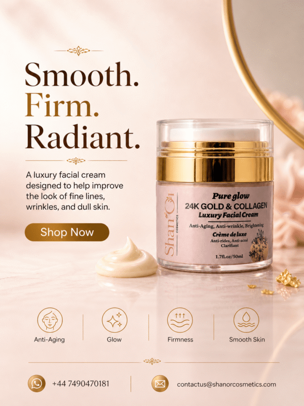 Shan’Or Pure Glow 24K Gold & Collagen Luxury Facial Cream 50ml3 Shan’Or Pure Glow 24K Gold & Collagen Luxury Facial Cream 50ml