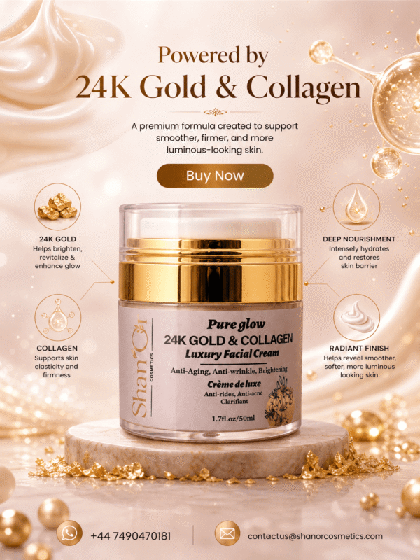 Shan’Or Pure Glow 24K Gold & Collagen Luxury Facial Cream 50ml5 Shan’Or Pure Glow 24K Gold & Collagen Luxury Facial Cream 50ml