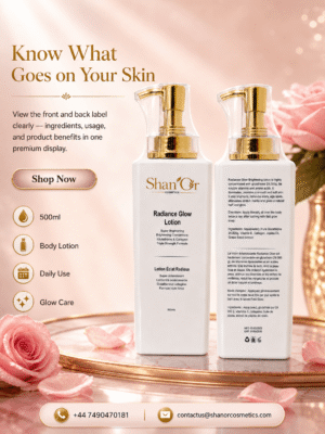 Shan’Or Radiance Glow Lotion 500ml | Brightening Body Lotion