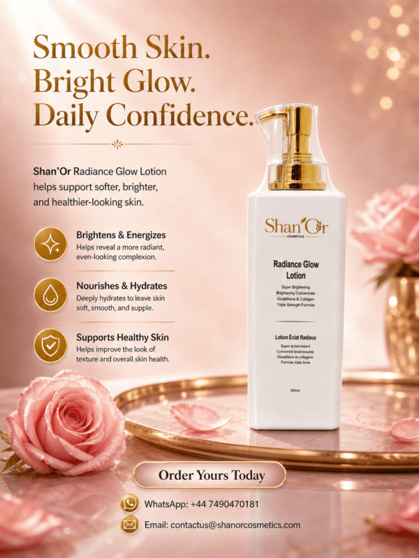 Shan’Or Radiance Glow Lotion 500ml | Brightening Body Lotion