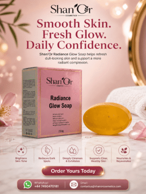 Shan’Or Radiance Glow Soap 250g | Brightening Exfoliating Soap