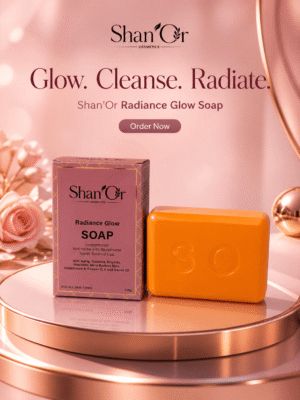 Shan’Or Radiance Glow Soap 250g | Glutathione, Vitamin C, Vitamin E & Carrot Oil